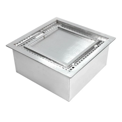 Kvadratisk bioethanol brandkar på 5 liter | Biopejs-shop.dk