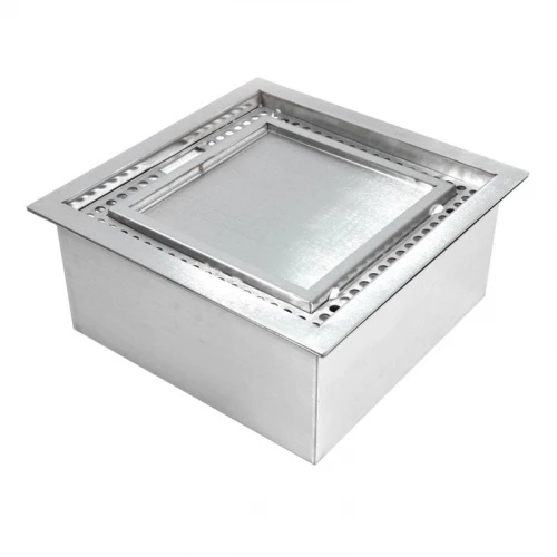 Kvadratisk bioethanol brandkar på 5 liter | Biopejs-shop.dk